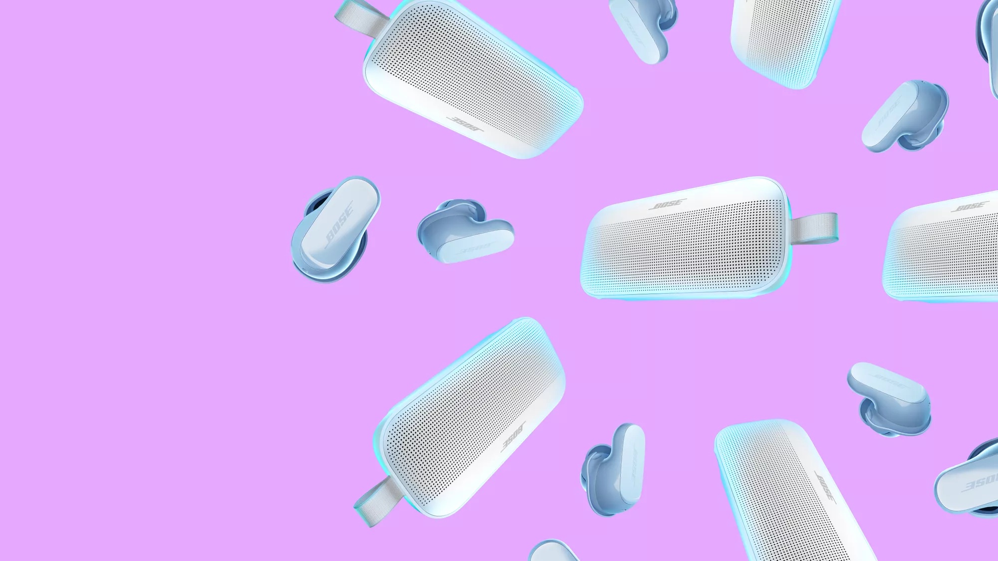 Bose SoundLink Flex Bluetooth Speakers and Bose QuietComfort Ultra Earbuds